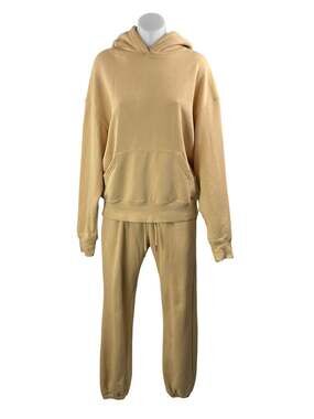 WeWoreWhat Tan Hoodie Hooded Sweatshirt Sweat Pants Two Piece Set Size XS/S